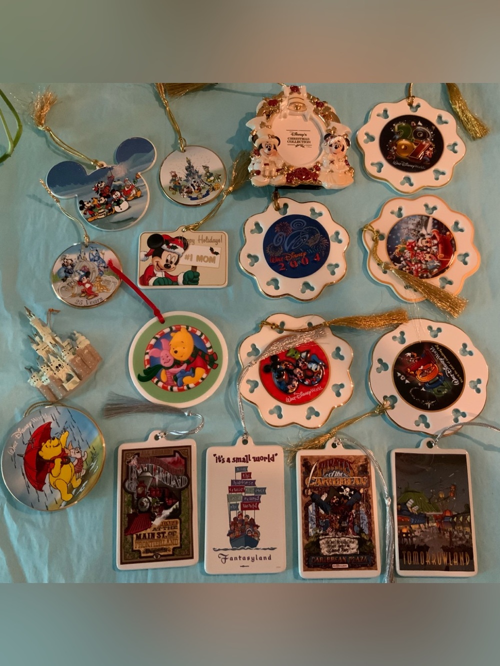 Vintage Disney Chritmas Ornaments Bundle 24pc